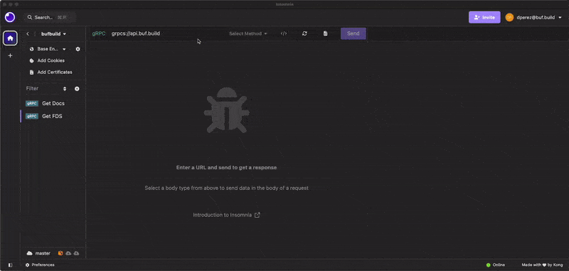 Using the BSR to explore RPCs and render JSON