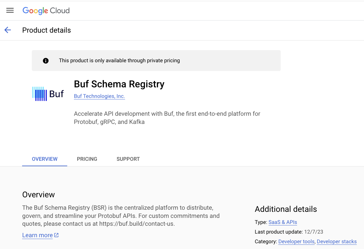 Google Cloud Marketplace