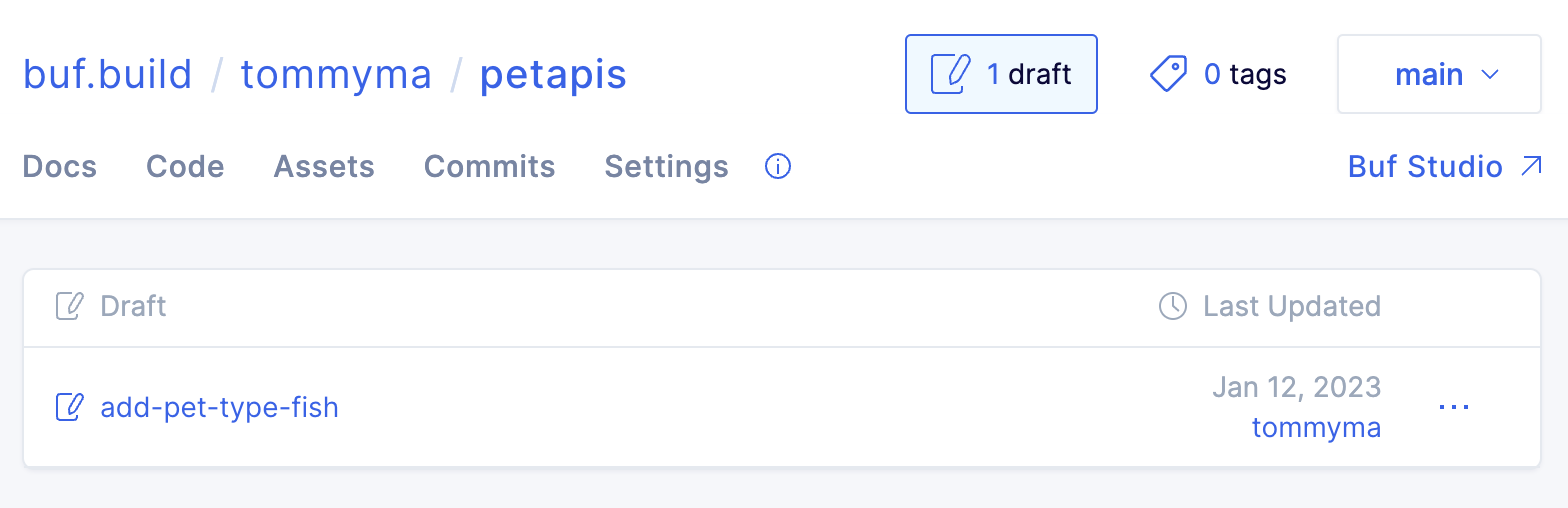 Drafts on the BSR UI