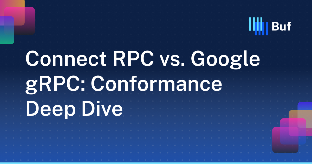 Google Rpc Image Connect RPC vs. Google gRPC: Conformance Deep Dive · Buf